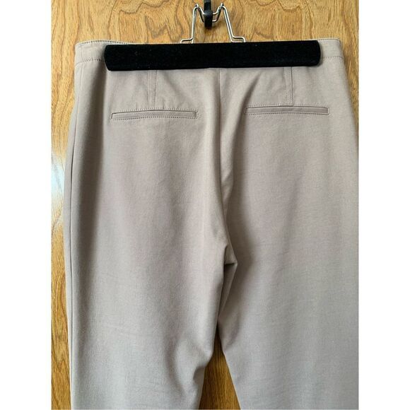 T by Alexander Wang Slim Stretch Pants with Ankle Zipper Beige Tan Size S - Picture 5 of 12